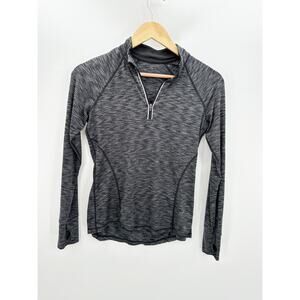 Ideology Grey 1/4 Zip Pullover Leggings Matching Set Women's Size Medium M